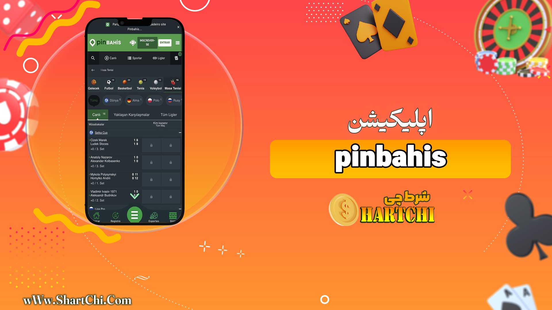 اپلیکیشن pinbahis